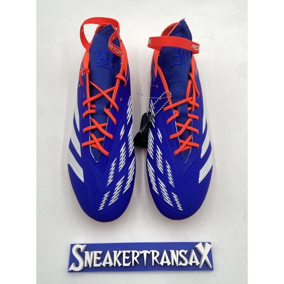 New Adidas Predator Pro Elite FG Soccer Cleats Lucid Blue Size US Mens 8 ID0918 main image 5